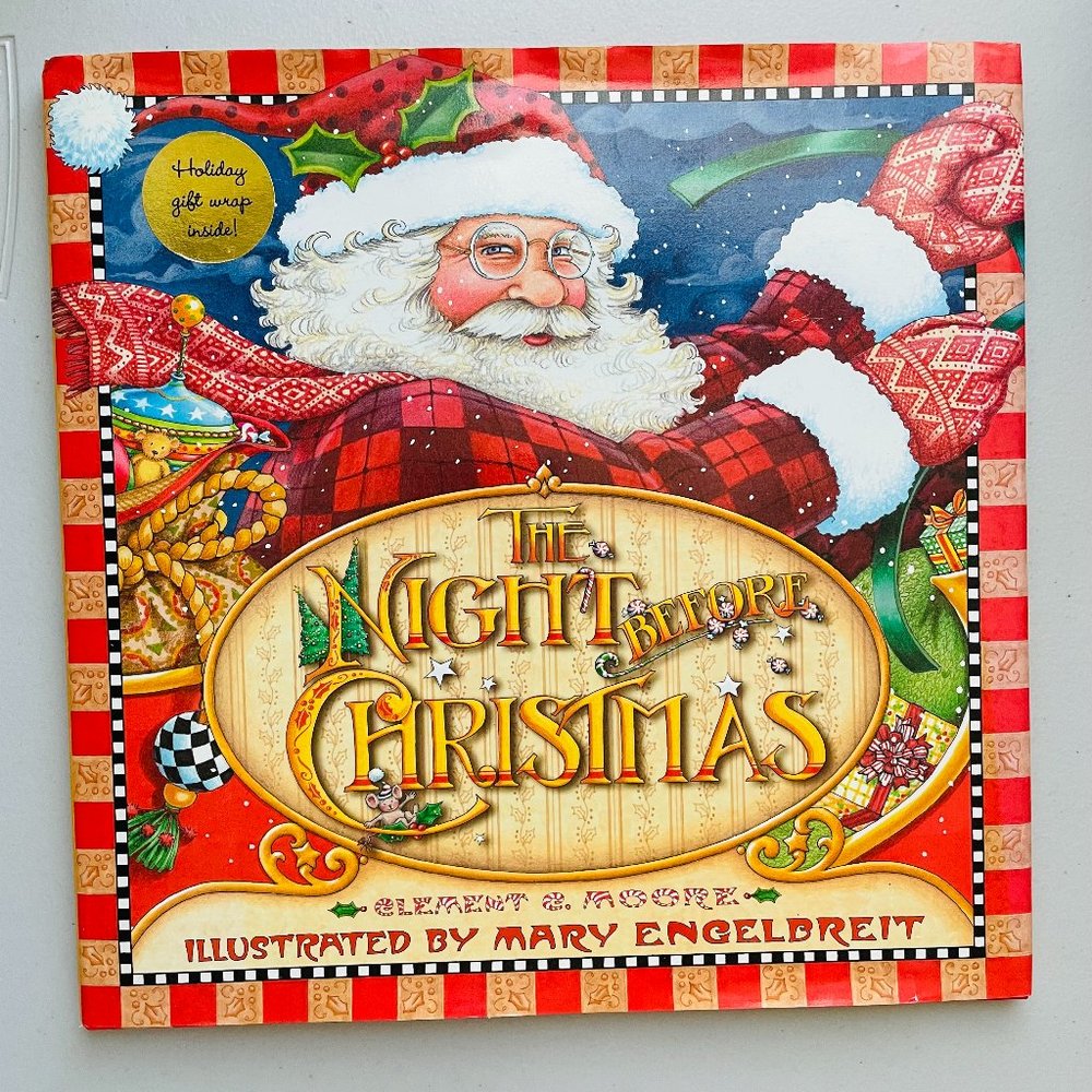 The Night Before Christmas Illustrated by  Mary Engelbreit Hardcover 2002 First